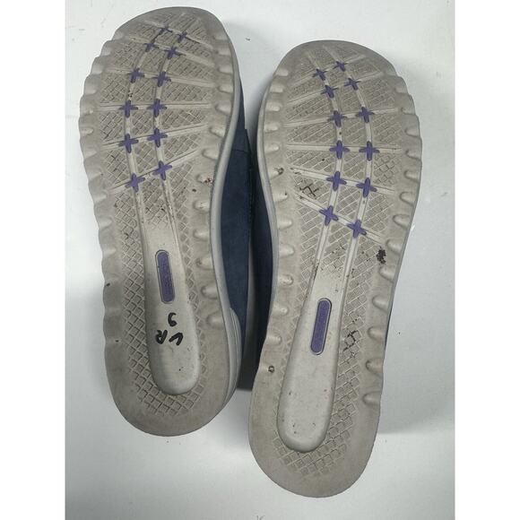 Aravon Loafer Shoes Women’s 8 Blue Suede Leather Toe Slip On C10140 - Picture 8 of 9